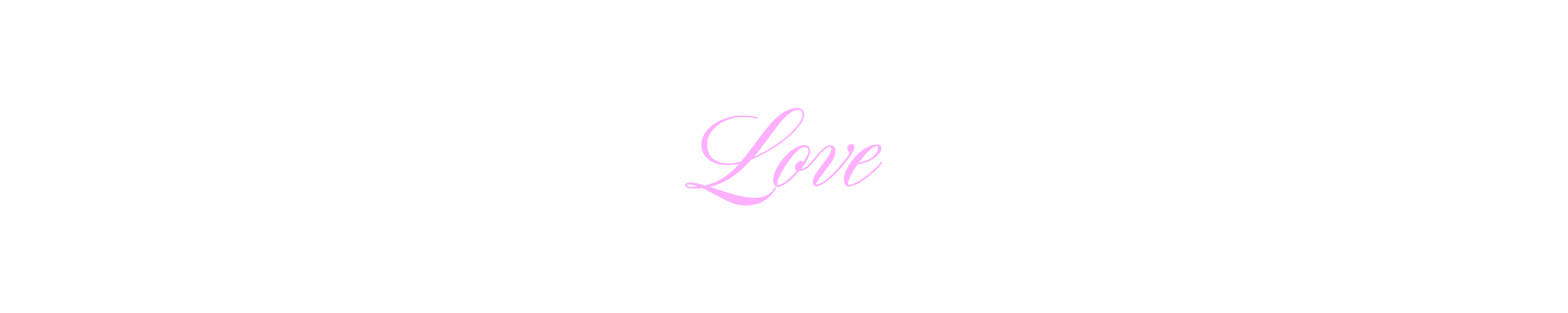 Graphic design featuring the word 'Love' in a stylized, cursive font with a pink hue against a black background.
